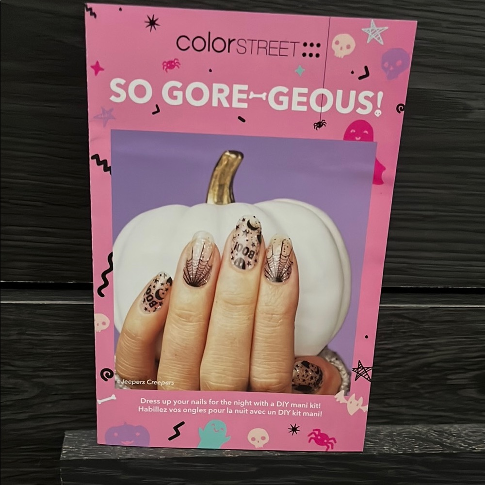 Color Street So Gore-geous Nail Strips - Pink and Black